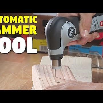 This Auto Hammer Driving Nails In Tight Spaces