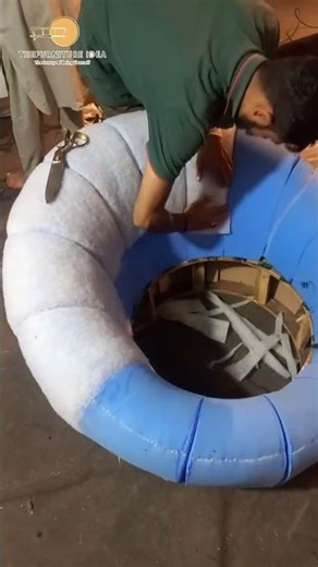 Modern Round Sofa Chair DIY | Full Workshop Build + Upholstery