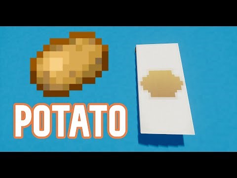 How to make a POTATO in Minecraft! (Banner Tutorial)