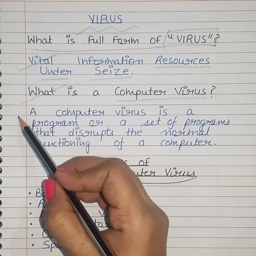 What is a virus and its types? |Computer Virus | Types Of computer viruses in Hindi | #shorts