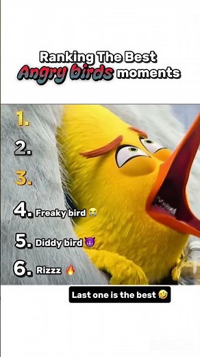 Ranking The Best Angry Birds Moments
