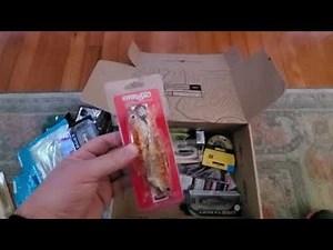 ASMR Unboxing Fishing Tackle Soft Spoken With Crinkle Sounds