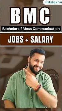 Bachelor of Mass Communication Career | High-Paying Jobs, Salary & Top Profiles #bmccareers