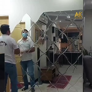 103K views · 1.7K reactions | Mirror Wall Design making | AlKarim Ceiling Pvt Ltd. | Facebook