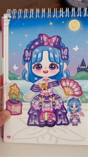 [Series] Kawaii Dreamy Star Fashion Sticker Book | Cute Sticker | Fashion Sticker | Dress Up Sticker