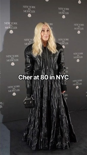 Cher at Moncler’s store opening in New York this week. #Cher