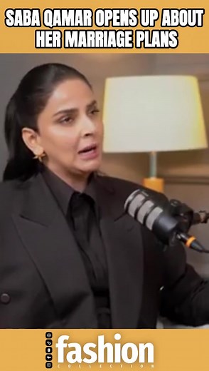 Saba Qamar finally opens up about her marriage plans, fans can’t wait to hear what’s next! 💍✨ | Fashion Collection Magazine-Pakistan