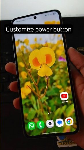 Customize power button in Samsung galaxy device