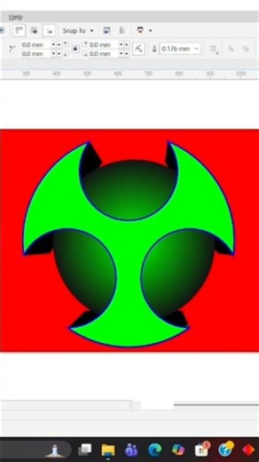 coreldraw 3d ball logo design part 76 #shorts #ytshorts #viral