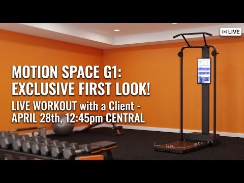 WORLD EXCLUSIVE: First Ever Look at the Motion Space G1 (Live Workout) 📱