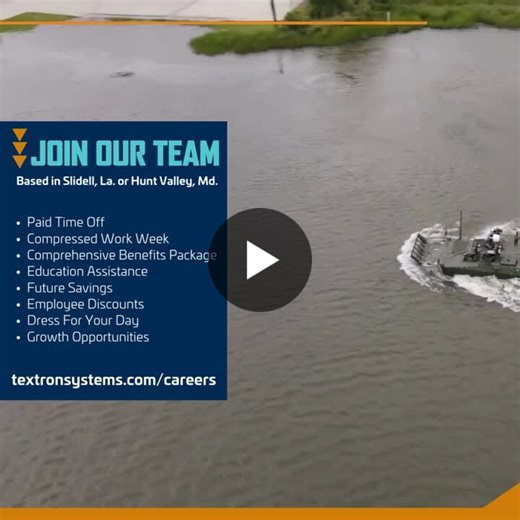 Come join the team! Textron Systems is hiring new talent to join the Land Systems team at our Slidell, La. and Hunt Valley, Md. sites. We offer a range of benefits including paid time off, a… | Zach Bupp