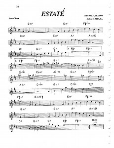 Estaté - trumpet theme tutorial - PDF Bb free download | JazzTutorial