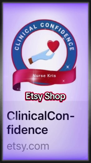 🚨 Y’all… I finally did it! I just released THREE digital downloads on Etsy — nursing school survival tips, med terms, and mnemonics. ALL designed to make your life SO much easier. Go check them out and let me know which one you want me to break down next! 📚 #nursekris #clinicalconfidence #etsyshop #nursingschooltips #digitaldownloads