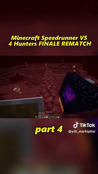 Minecraft Speedrunner vs 4 Hunters: Epic Finale Match