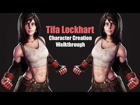 3D Character Creation Walkthrough - Part 1 - Sculpting Tifa from Final Fantasy VII
