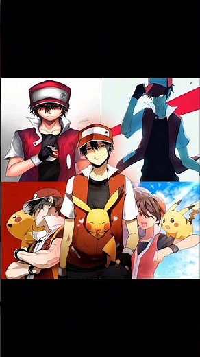 Top 4 Strongest Pokémon Trainers Ever 💥 #Pokemon #AshKetchum #Leon #Red #Blue