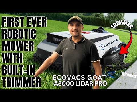 World’s First All-in-One Robot Mower? GOAT A3000 LiDAR PRO Review