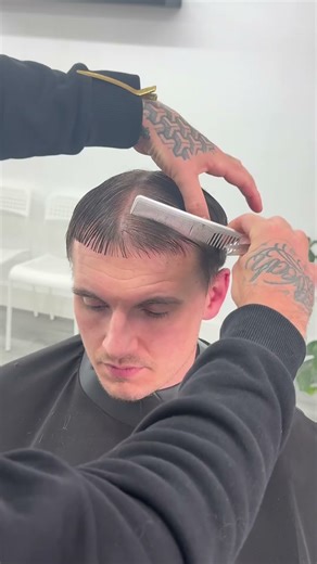 HOW TO build weight in the corners of the fringe using sections 📝🔥 #fadecut #barber #homeoffade