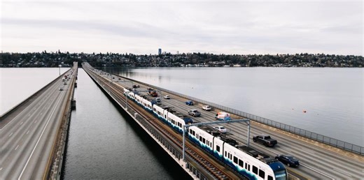 Seattle’s Floating Light Rail Bridge to Open March 28