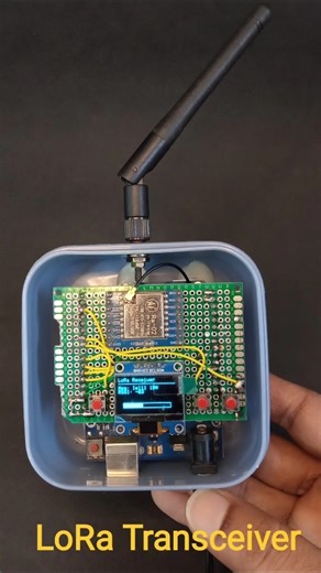 DIY LoRa Transmitter and Receiver #lora #arduino #diyprojects #diy