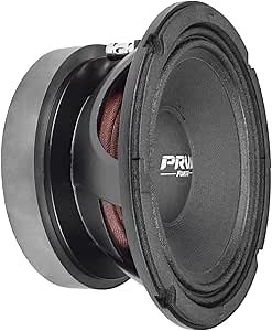 PRV AUDIO 6.5 Inch Midbass Speaker 6MB550FT 8 Ohm Loudspeaker with 550 Watts Program Power, 275 Watts RMS Power, Pro Audio Mid Bass Loudspeaker (Single)