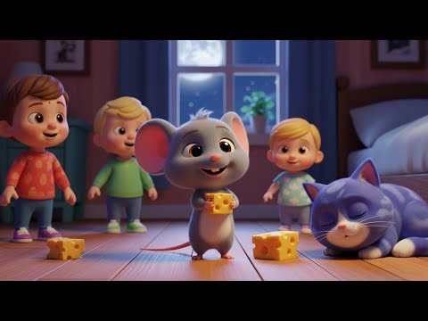 The Tippy Toe Mouse | Fun Mouse Song for Kids | Nursery Rhymes & Toddler Songs