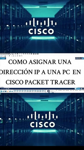 COMO ASIGNAR UNA DIRECCIÓN IP A UNA PC EN CISCO PACKET TRACER #packettracer #cisco #redes #MASCARA #bits #PC