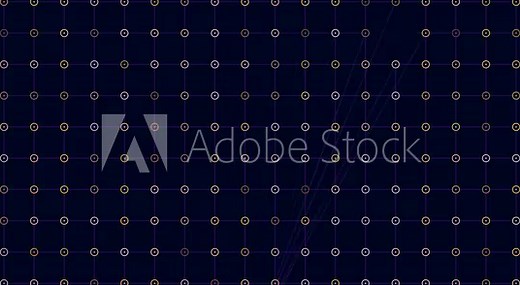 A symmetrical grid of dots in various shades of blue create a visually appealing and versatile pattern. Dark shades at top and bottom contrast with lighter ones in the middle