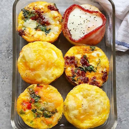 Breakfast Egg Cups - 4 Ways