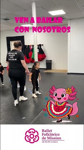 Clase de Baile Folklórico para Niños Ballet Folklórico de Mission Maestra Ruby Garza