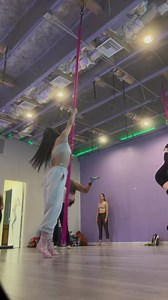 3rd practice with aerial pole 💞…let’s talk about it 👀👇🏽 Many of you are pretty shocked with how advanced I am in aerial pole, for it only being my 3rd time. A huge thing that you have to always remember, I’ve done regular Pole for 3 years now. So my background with pole & my experience is what helps me TREMENDOUSLY in aerial pole, as I am able to pick up relatively “quick”.Throughout my three year experience with regular Pole, I’ve gained so much strength & control and those 2 things alone, 