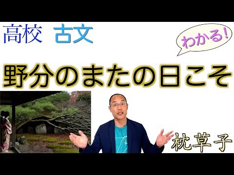 野分のまたの日こそ【枕草子】教科書の解説〈古典探究〉