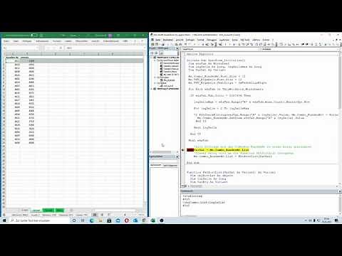 235: Excel-VBA: Befüllung einer Combobox mit unikaten, sortierten Daten aus mehreren Tabellen