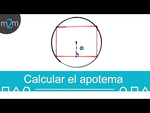 Calcular el apotema de un polígono