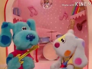 Blue’s Room Blue and Sprinkles Practice Fast and Slow on their Instruments Slow Motion 2x