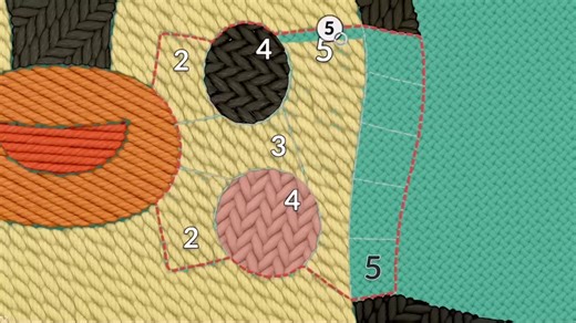 Stitch. is a puzzle game that uses embroidery on a numbered grid. I love the designs in this trailer!