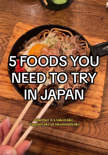 Top 5 Must-Try Japanese Foods on Your Next Visit