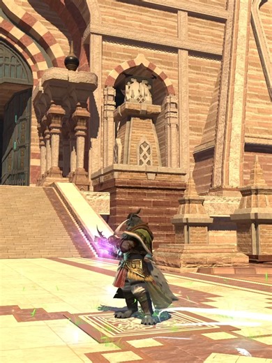 Back to my PCT work. Next up: Carbuncle replacing Starry Muse. #FFXIVmod #Pictomancer #Carbuncle