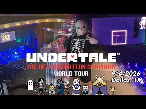 Experiencing UNDERTALE: The Determination Symphony was MAGICAL!! (Dallas, Texas)