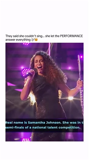 TheViralVocals on Instagram: "They doubted her before she even sang, then came the PROOF 🎤✨ On stage, Samantha Johnson delivered a soulful, confident performance that instantly shifted the room 👀🔥 With her vocal range, musical control, and presence as both a singer and flautist, she turned skepticism into silence 🖤🎶 . Talent doesn’t argue, it shows up and speaks 💫🎵 . 👉 Tag someone who loves seeing doubt get proven wrong 🫶😮‍🔥 . Via: I Can See Your Voice S1/ Ep02 In video: @samanthatheb