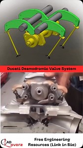 9K views · 7.8K reactions | Ducati Desmodromic Valve System❤️ . . . Follow @cadloverz for more❤️ . . #Engineering #engineerslife #engineeringmemes #CivilEngineering #AutoCADTips #EngineeringTools #DesignEngineering #MechanicalEngineering #AutoCADForBeginners #thermodynamics #EngineeringSolutions #DraftingDesign #AutoCADCommunity #Engineeringusa #Engineeringcanada #Engineeringuk #Ducati | CADLoverz | Facebook