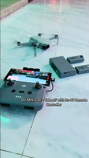 DJI Mini 2 SE - Takeoff with Rc-N1 Remote Controller | Dji mini 2 se fly more combo #dji #djimini2se