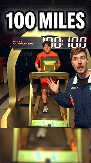 MrBeast really brought out a GOLDEN treadmill 💀🏆 #shorts