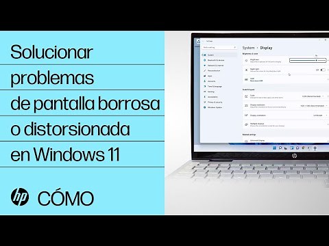 Cómo solucionar la pantalla borrosa o distorsionada en Windows 11 | Soporte equipos HP | HP Support