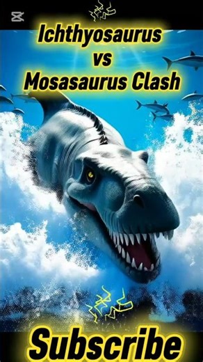 Ichthyosaurus vs Mosasaurus Clash