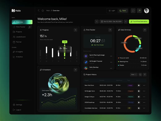 AI Task Tracker Dashboard