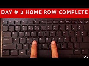 English typing lesson 2|complete free course| touch typing keyboard