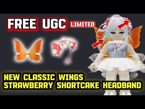 [UGC GRATIS LIMITED] E.L.F UP! TYCOON: NEW CLASSIC WINGS & STRAWBERRY SHORTCAKE HEADBAND!