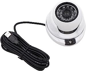 WDR Day Night Vision 2MP Full HD 1080P Webcam UVC Plug Play USB Camera with White Dome Case with IR Cut Switch IR Led