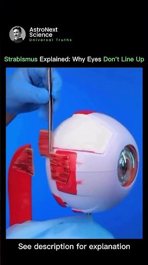Strabismus Explained 👁️ #physics #experiment #science #education #usa